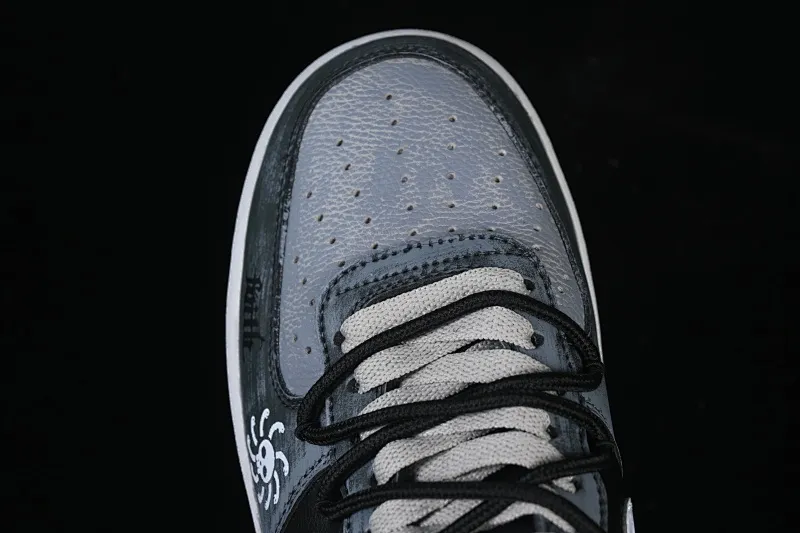 All categories Nk Air Force 1 Air Force series Nk Air Force 1 Low Air Force low-top Nike Air Force 1'07 Low "Ink Stained Skeleton" Hand-painted graffiti Ink-stained skull Air Force 1 low-top casual sneakers CW6871-777